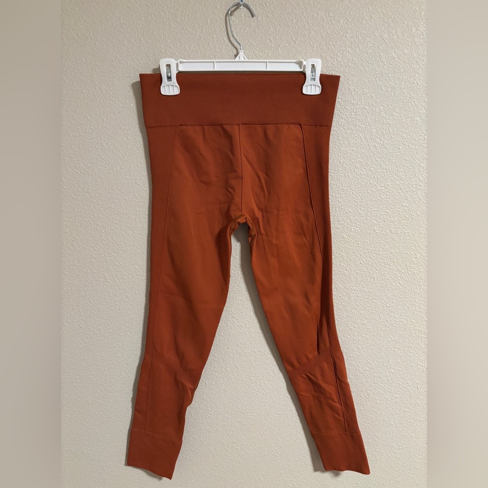 Halfdays orange seamless leggings XL